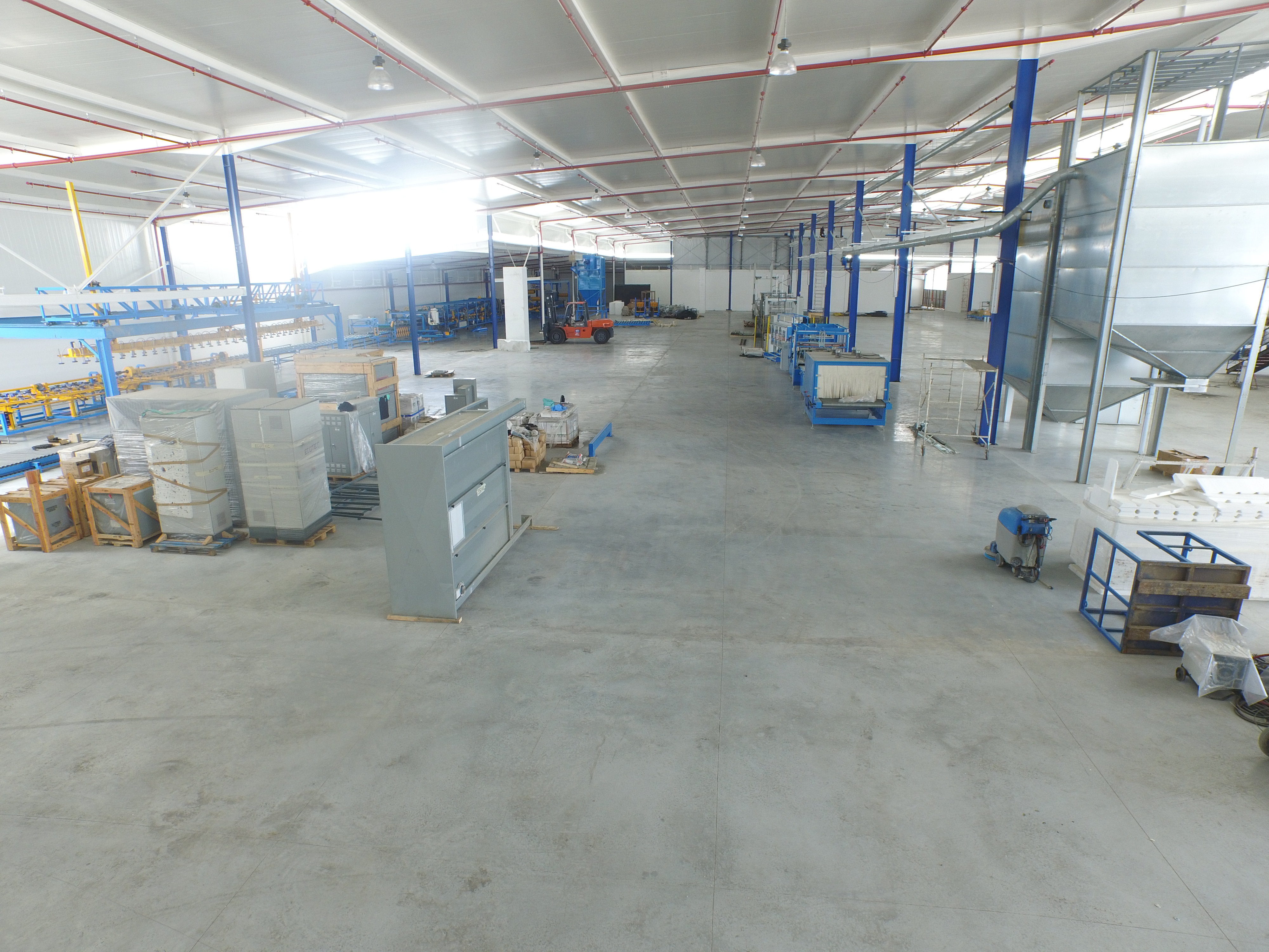 Planta industrial interior